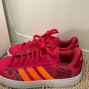 Hot Pink Adidas Grand Court Alpha - Women’s 10